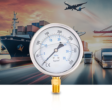 Meri- ja autoteollisuus      Pressure Gauges